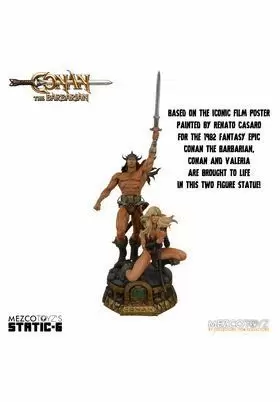 CONAN & VALERIA STATUE 63,5 CM CONAN & VALERIA STATUE 63,5 CM