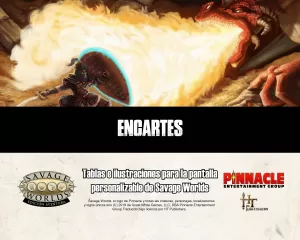 ENCARTES PANTALLA SAVAGE WORLDS