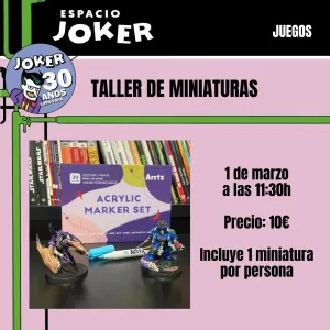 TALLER DE PINTURA DE MINIATURAS
