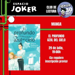 CLUB DE LECTURA EL PROFUNDO AZUL DEL CIELO