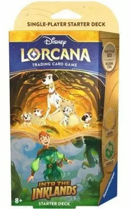 INTO THE INKLANDS STARTER POGO & PETER PAN LORCANA MAZO