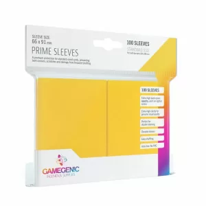 PACK PRIME SLEEVES YELLOW (100)
