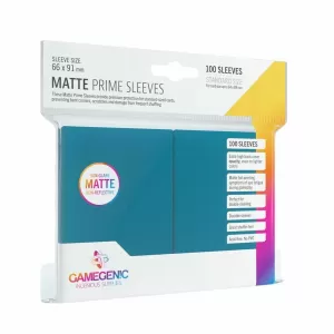 PACK MATTE PRIME SLEEVES BLUE (100)