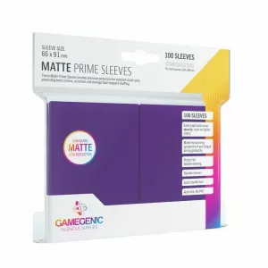 PACK MATTE PRIME SLEEVES PURPLE (100) PACK MATTE PRIME SLEEVES PURPLE (100)