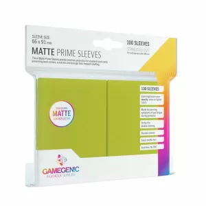 PACK MATTE PRIME SLEEVES LIME (100) PACK MATTE PRIME SLEEVES LIME (100)