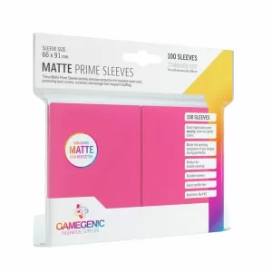 PACK MATTE PRIME SLEEVES PINK (100)