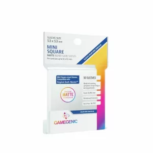 MATTE MINI SQUARE-SIZED SLEEVES 53X53MM (50