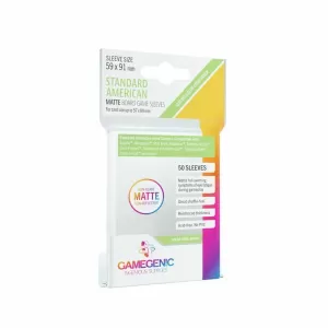 MATTE STD AMERICAN-SIZED BOARDGAME SLEEVES 59X91M