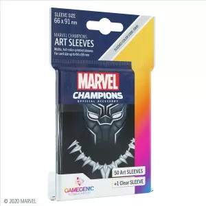 MARVEL CHAMPIONS SLEEVES BLACK PANTHER
