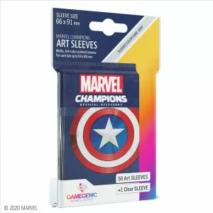 MARVEL CHAMPIONS SLEEVES CAPTAIN AMERICA