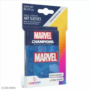 MARVEL CHAMPIONS SLEEVES MARVEL BLUE