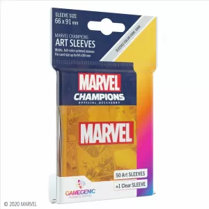 MARVEL CHAMPIONS SLEEVES MARVEL ORANGE