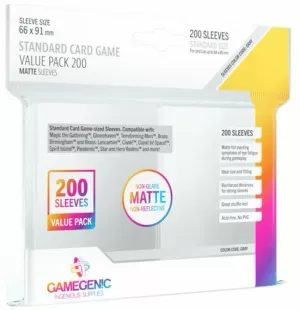 MATTE STANDARD CARD GAME VALUE PACK (200)