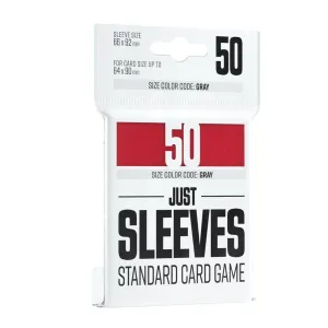JUST SLEEVES STANDARD CARD GAME RED (50) JUST SLEEVES STANDARD CARD GAME RED (50)