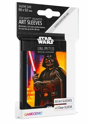 SWU: STAR WARS UNLIMITED ART SLEEVES DARTH VADER SWU: STAR WARS UNLIMITED ART SLEEVES DARTH VADER