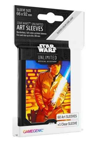 SWU: STAR WARS UNLIMITED ART SLEEVES LUKE SKYWALKER SWU: STAR WARS UNLIMITED ART SLEEVES LUKE SKYWALKER