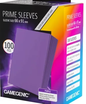 PRIME SLEEVES PURPLE 66X91 PRIME SLEEVES PURPLE 66X91