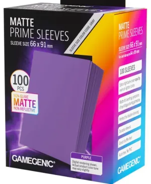MATTE PRIME SLEEVES PURPLE 66X91 MATTE PRIME SLEEVES PURPLE 66X91