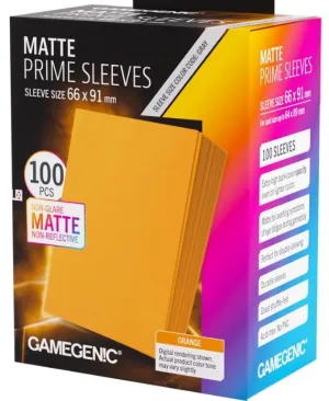 MATTE PRIME SLEEVES ORANGE 66X91 MATTE PRIME SLEEVES ORANGE 66X91