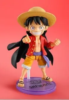 MONKEY D. LUFFY FIGURA 7,5 CM ONE PIECE WORLD COLLECTABLE