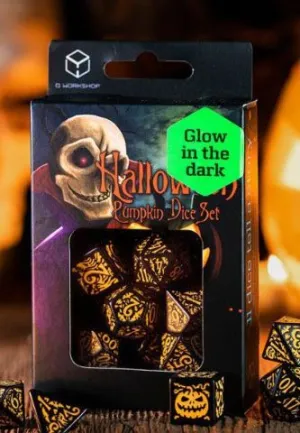 BLOODSUCKER PACK DE DADOS PUMPKIN JACK O'LANTERN (7)