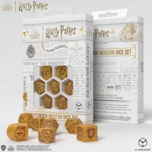 SET DE DADOS HARRY POTTER GRYFFINDOR ORO SET DE DADOS HARRY POTTER GRYFFINDOR ORO