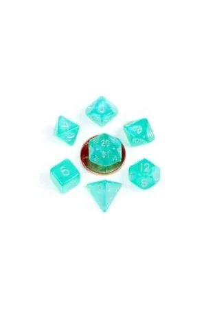 FANROLL MINI PACK DE DADOS STARDUST TURQUOISE (7) FANROLL MINI PACK DE DADOS STARDUST TURQUOISE (7)