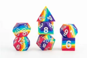 FANROLL SHARP EDGE SILICONE PACK DE DADOS RAINBOW (7) FANROLL SHARP EDGE SILICONE PACK DE DADOS RAINBOW (7)