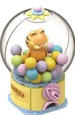 GARFIELD GUMBALL MACHINE SET CONSTRUCCION 14 CM GARFIELD