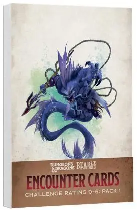 DUNGEONS & DRAGONS RPG CARTAS DE ENCUENTRO CHALLENGE RATING 0-6: PACK 1 *INGLÉS*