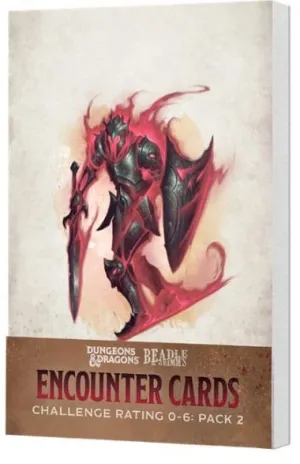 DUNGEONS & DRAGONS RPG CARTAS DE ENCUENTRO CHALLENGE RATING 0-6: PACK 2 *INGLÉS*
