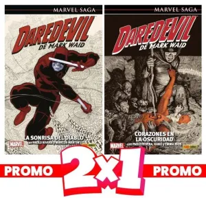 MARVEL SAGA DAREDEVIL DE MARK WAID PACK 2X1 01 Y 02