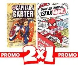 2X1 CAPITANA CARTER: LA MUJER FUERA DEL TIEMPO + CÓMO LEER CÓMICS AL ESTILO MARVEL