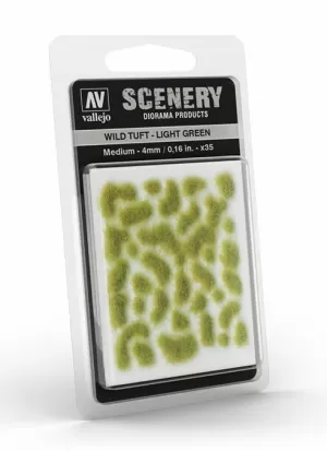 WILD TUFT LIGHT GREEN MEDIUM 4MM