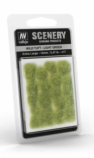 WILD TUFT LIGHT GREEN EXTRA LARGE 12MM