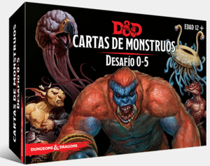 CARTAS DE MONSTRUOS: DESAFÍO 0-5. DUNGEONS AND DRAGONS 5ª EDICIÓN