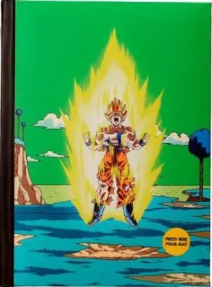 LIBRETA CON LUZ NAMEK BATALLA FINAL DRAGON BALL Z