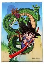 IMÁN SHENRON Y GOKU DRAGON BALL
