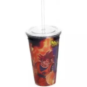 VASO LENTICULAR 3D BATTLE OF GODS DRAGON BALL SUPER