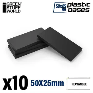 PEANAS DE PLÁSTICO - RECTANGULARES 25X50MM PEANAS DE PLÁSTICO - RECTANGULARES 25X50MM