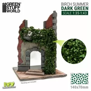 HIEDRA MODELISMO - ABEDUL VERDE OSCURO - GRANDE HIEDRA MODELISMO - ABEDUL VERDE OSCURO - GRANDE