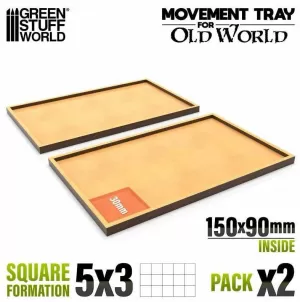 BANDEJAS DE MOVIMIENTO DM 150X90MM