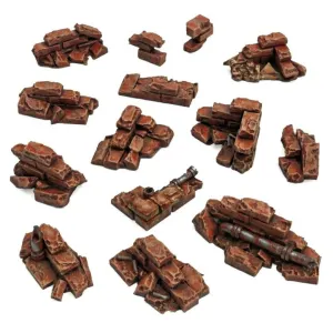 RUINAS DE MUROS DE LADRILLO 1:48