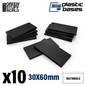 PEANAS DE PLÁSTICO - RECTANGULARES 30X60MM PEANAS DE PLÁSTICO - RECTANGULARES 30X60MM