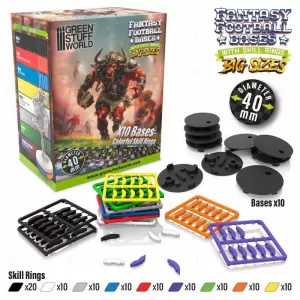 PEANAS PARA BLOOD BOWL 40MM CON SKILL RINGS PEANAS PARA BLOOD BOWL 40MM CON SKILL RINGS