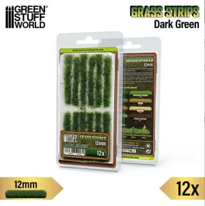 TIRAS DE CESPED 12 MM - VERDE OSCURO