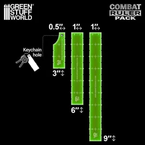PACK REGLAS WARGAMES 3-6-9 VERDE FLUOR PACK REGLAS WARGAMES 3-6-9 VERDE FLUOR