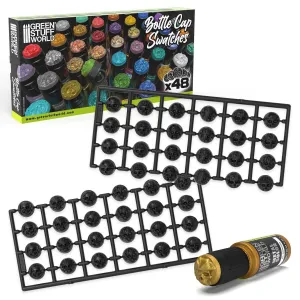 CUBRE TAPONES MUESTRA DE COLOR - NEGROS