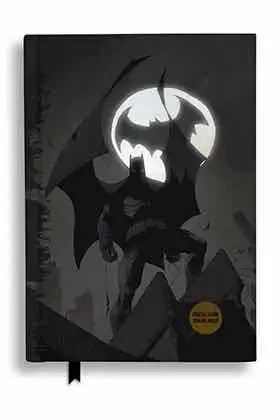 BATMAN BATSEÑAL LIBRETA CON LUZ UNIVERSO DC