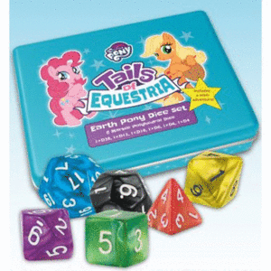 EARTH PONY DICE SET TAILS OF EQUESTRIA